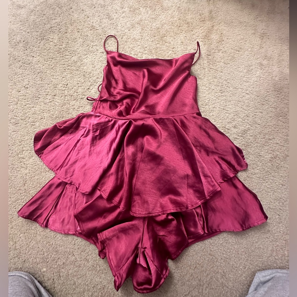 Fancy martin ruffle romper